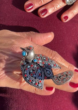 Load image into Gallery viewer, Turquoise CHIRYA - Bird Ring

